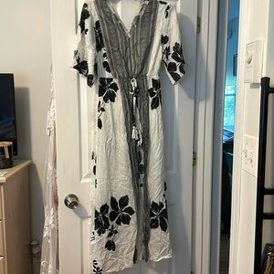 Hawaiian maxi dress / romper